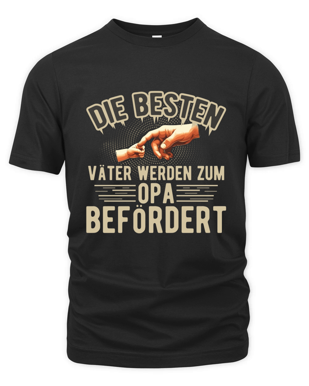 die besten väter werden zum opa befördert Organic Unisex T-shirt