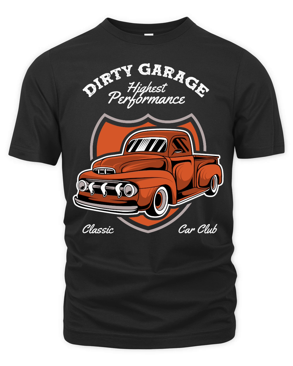 Dirty Garage Highest Performance Classic Car Organic Unisex T-shirt