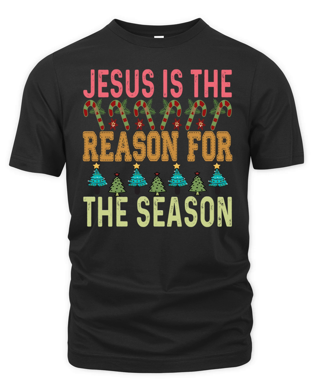 Jesus is the Reason for the Season ,christmas Organic Unisex T-shirt