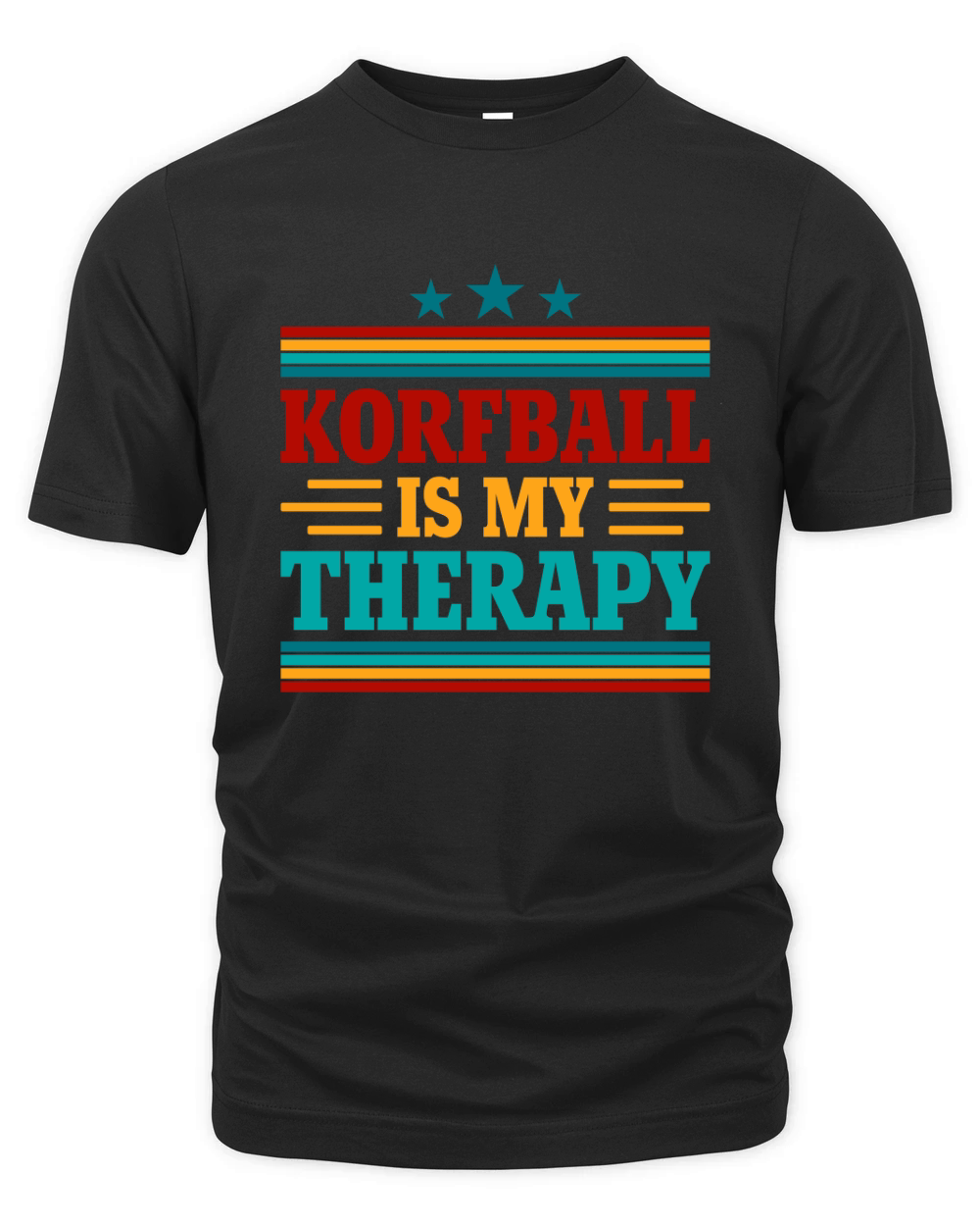 Korfball Is My Therapy Organic Unisex T-shirt