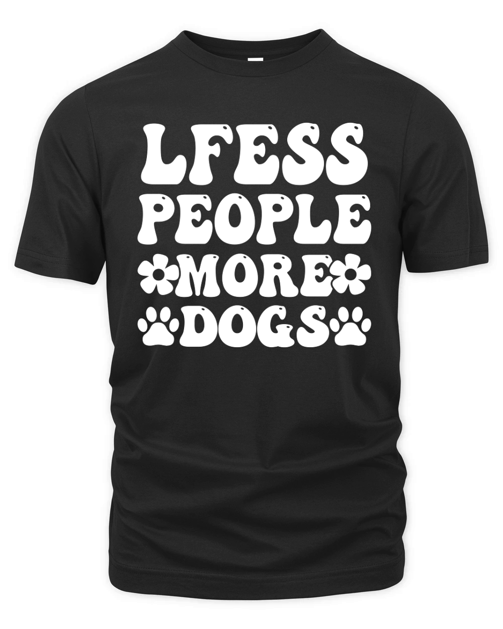 Lfess People More Dogs Organic Unisex T-shirt