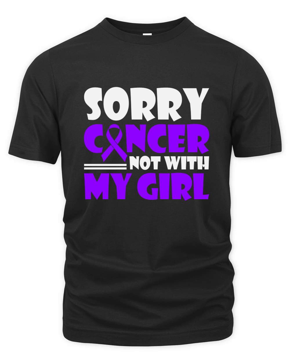 Sorry Cancer Not With My Girl Organic Unisex T-shirt