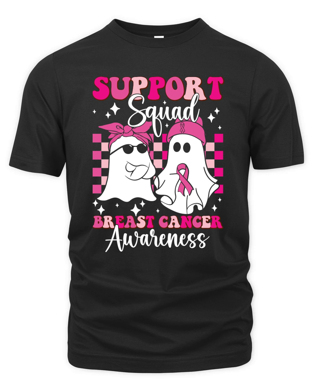 support squad breast cancer awareness Organic Unisex T-shirt