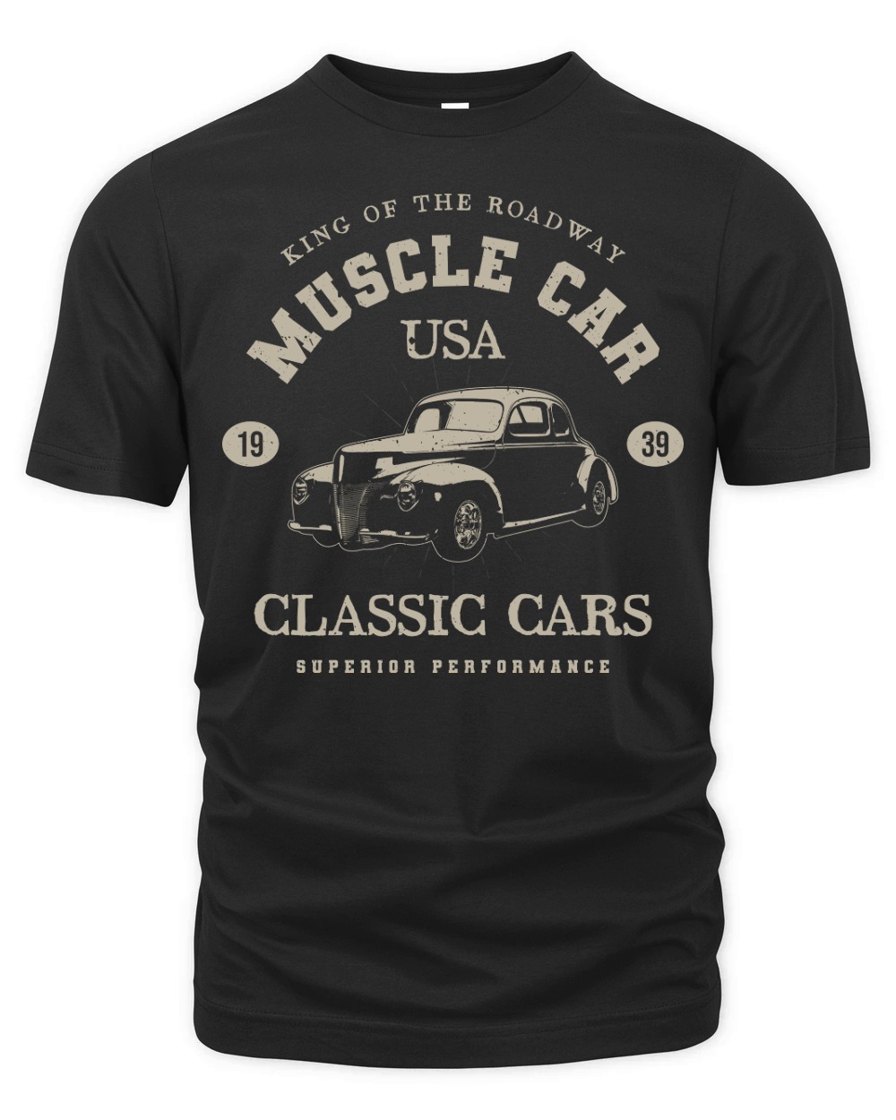 USA Vintage muscle cars tee poster graphics (1) Organic Unisex T-shirt
