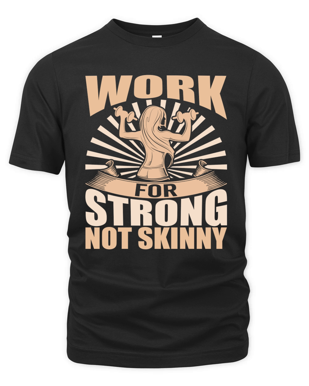work for strong not skinny Organic Unisex T-shirt