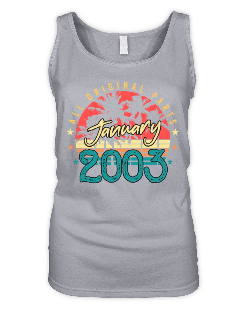 2003 January Born Retro Organic Women's Tank Top