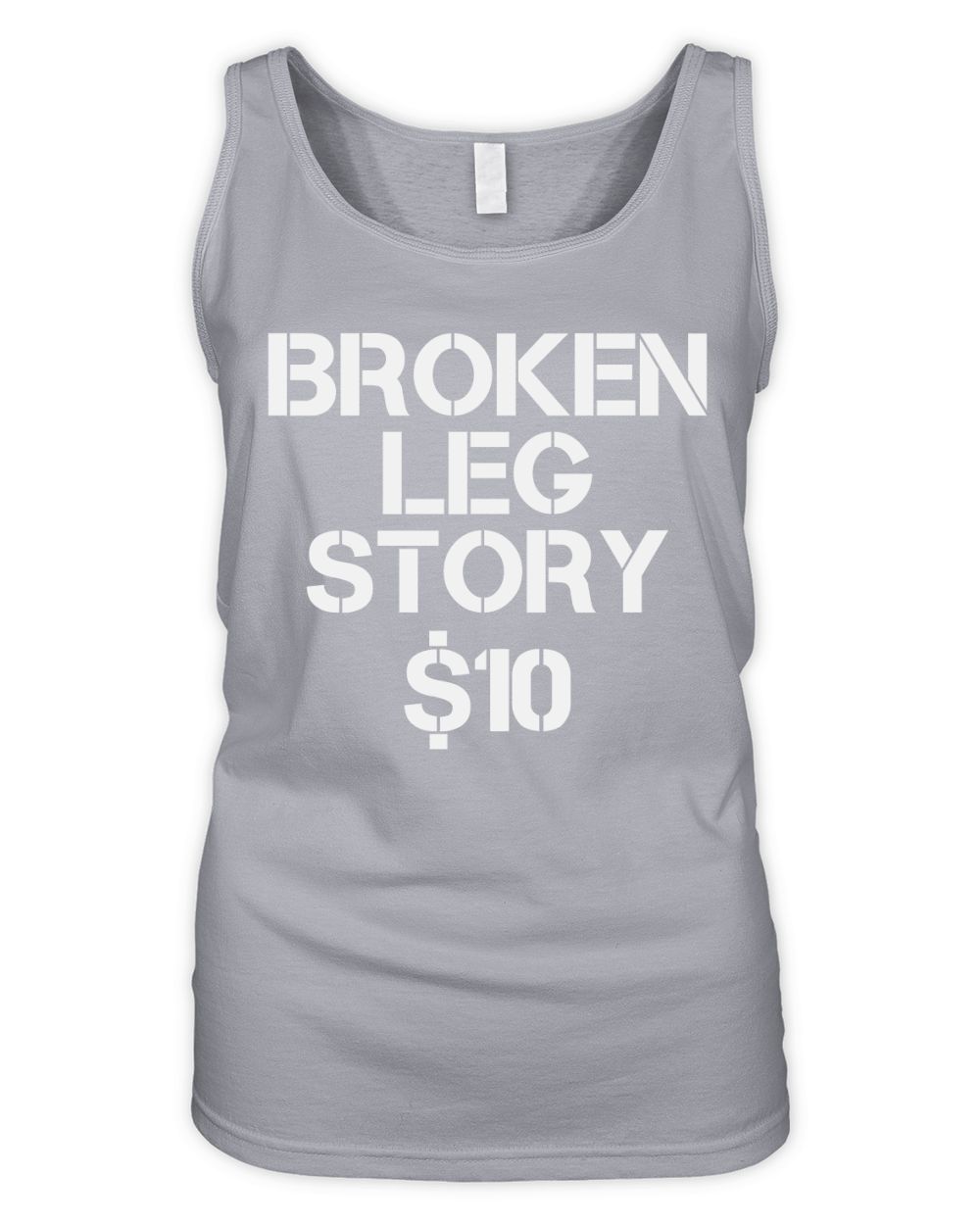Broken Leg Story $10 Bones Organic Women's Tank Top