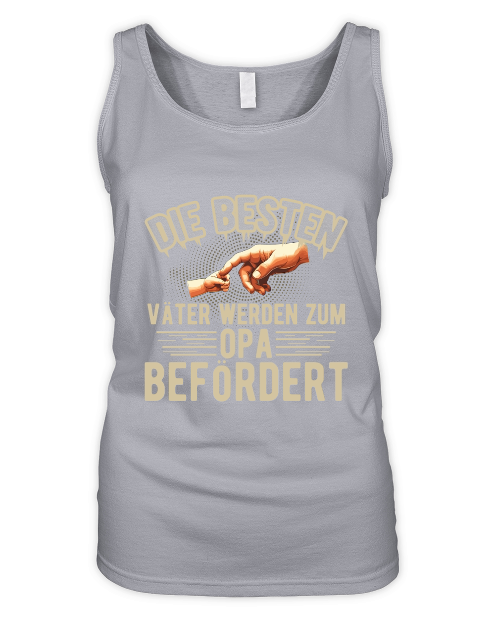 die besten väter werden zum opa befördert Organic Women's Tank Top
