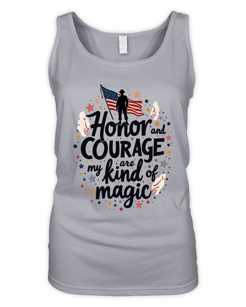 Honor and courage are my kind of magic 10 Organic Women's Tank Top