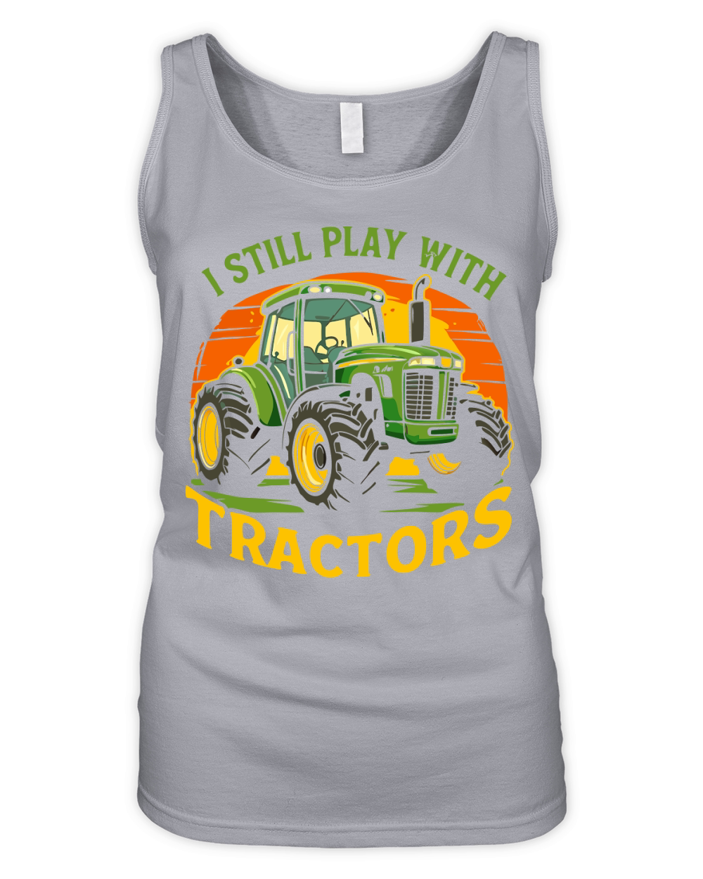 I Still Play With Tractor Organic Women's Tank Top