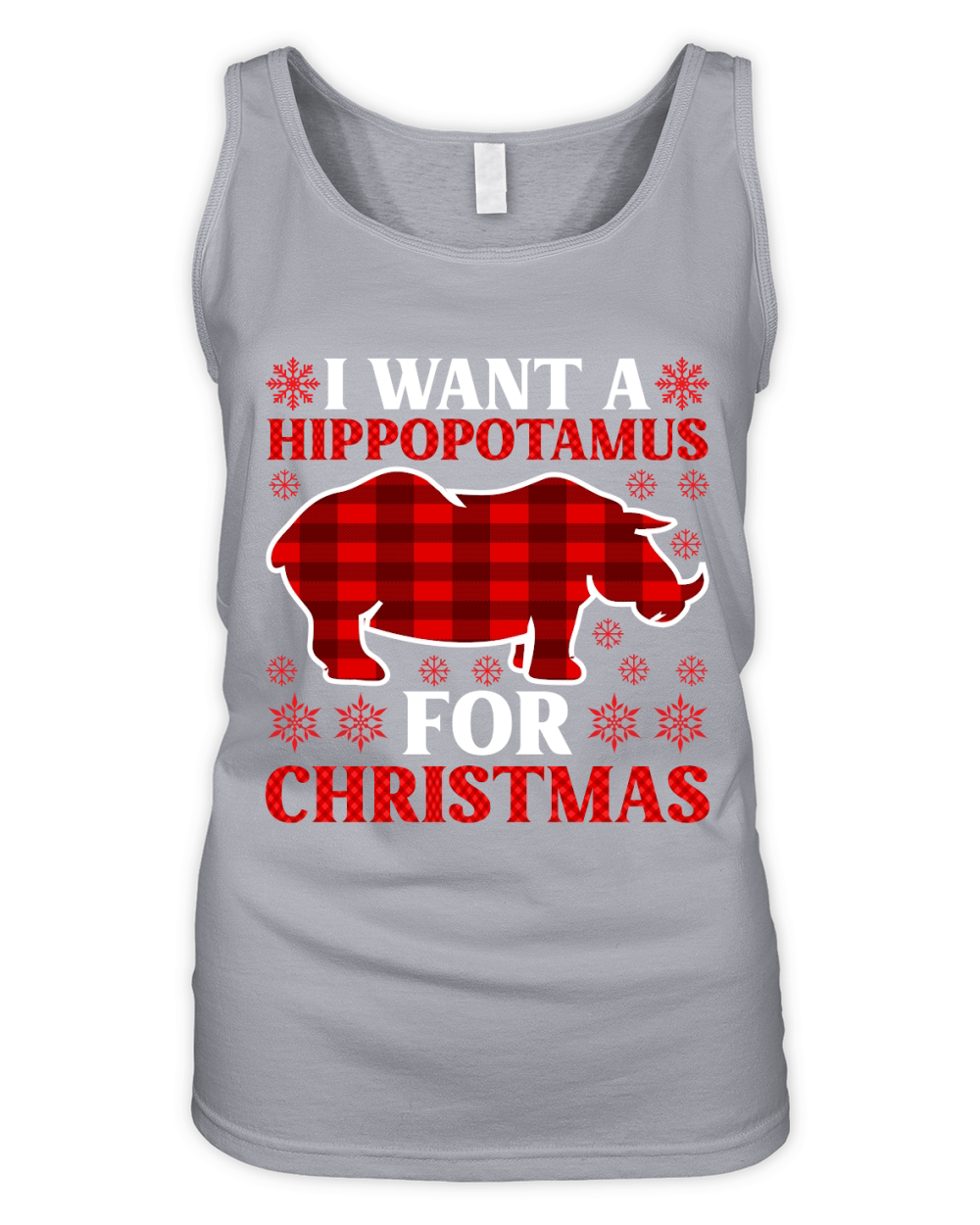 I Want A Hippopotamus For Christmas Organic Women's Tank Top