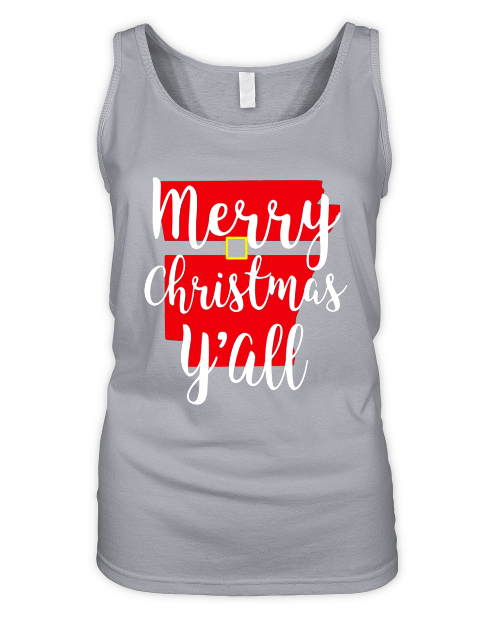 Merry Christmas Yall Santa State Grandma Gift Arkansas Organic Women's Tank Top