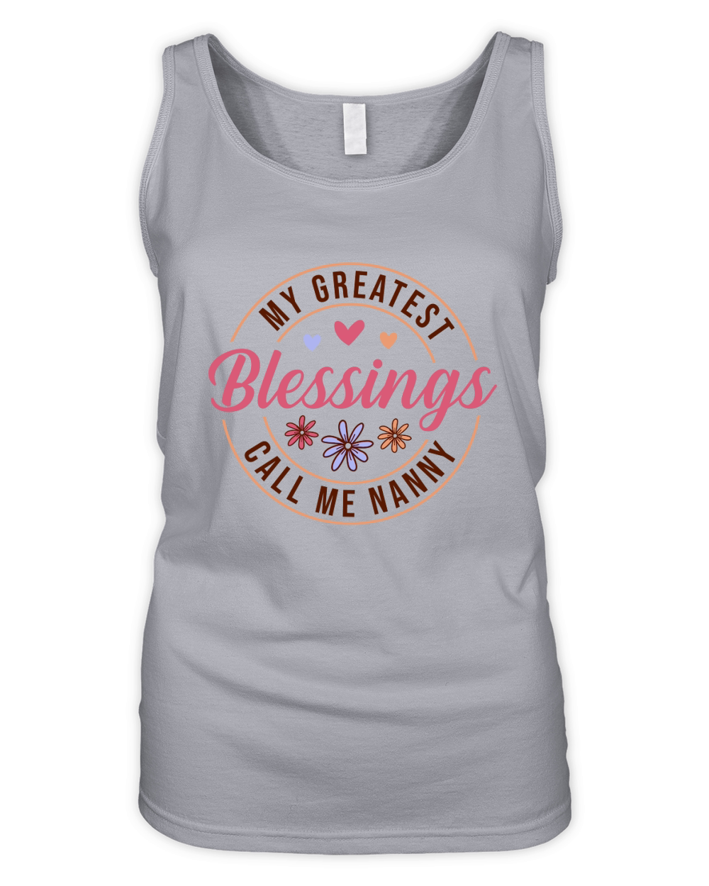 My Greatest Blessings Call Me Nanny Organic Women's Tank Top