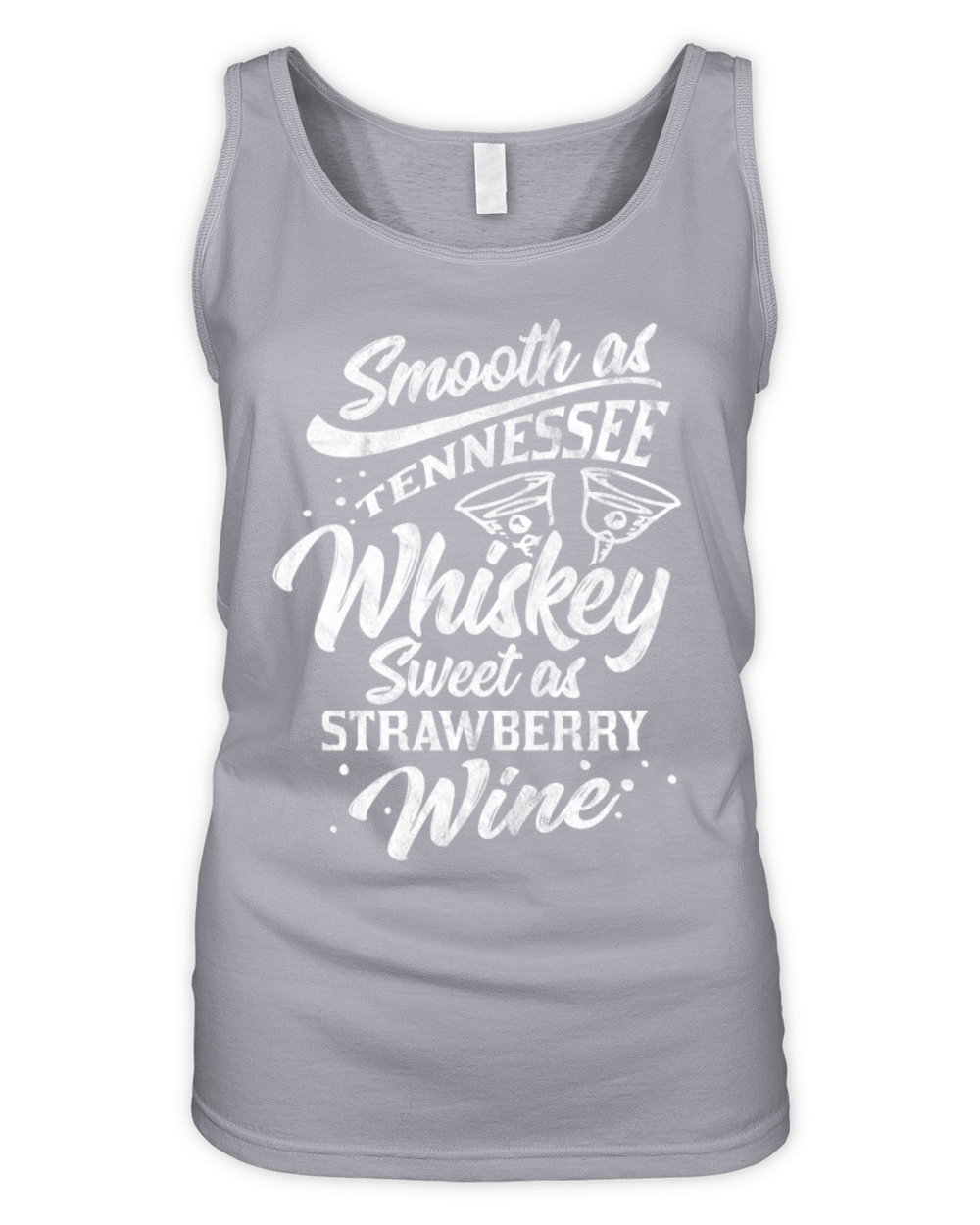 Shirt for party - Smooth as whiskey sweet as wine Organic Women's Tank Top