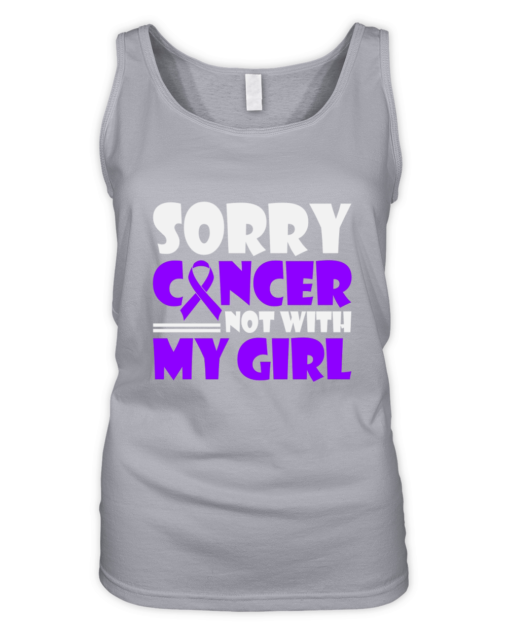Sorry Cancer Not With My Girl Organic Women's Tank Top
