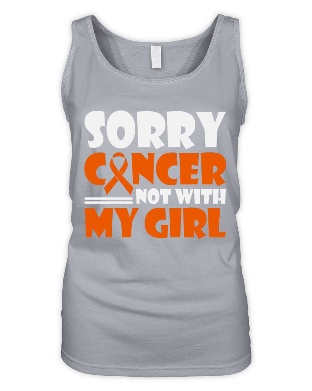 Sorry Cancer Not With My Girl Organic Women's Tank Top