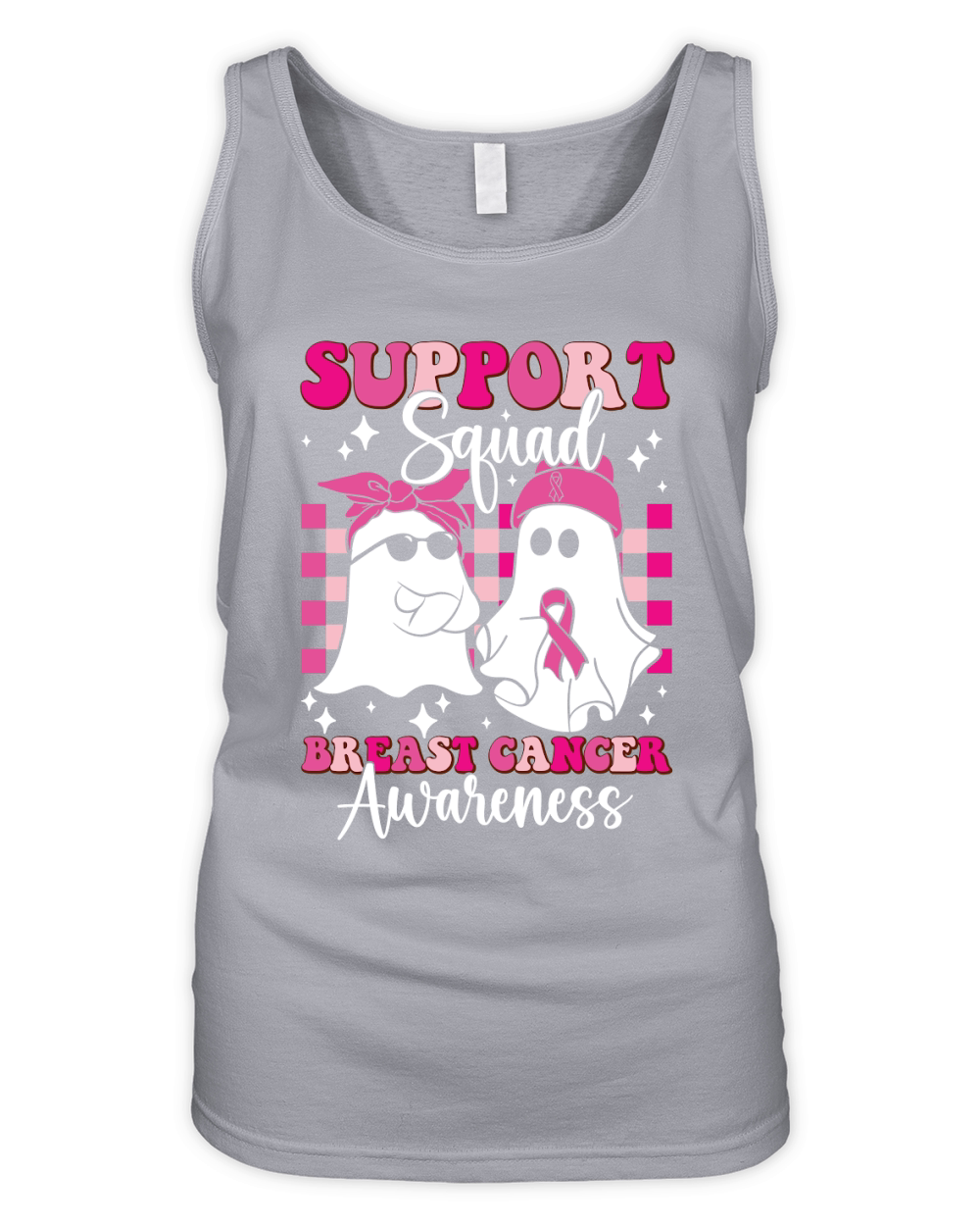 support squad breast cancer awareness Organic Women's Tank Top