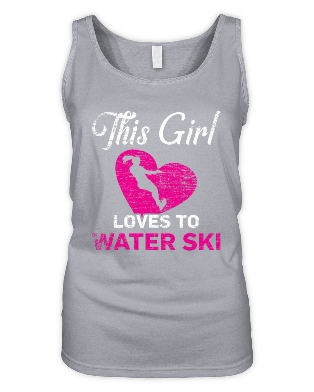 Water ski Girl Organic Women's Tank Top
