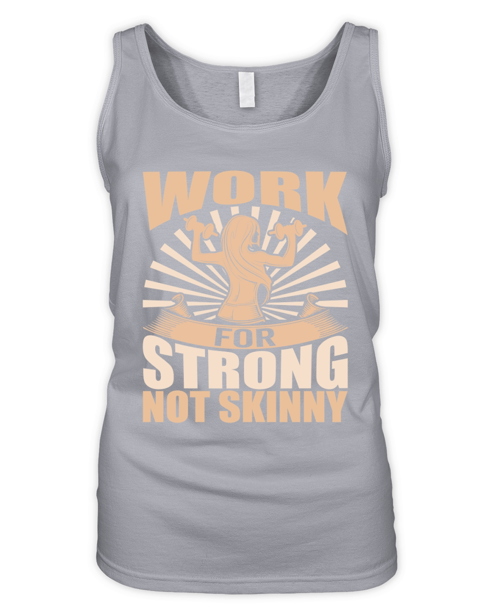 work for strong not skinny Organic Women's Tank Top