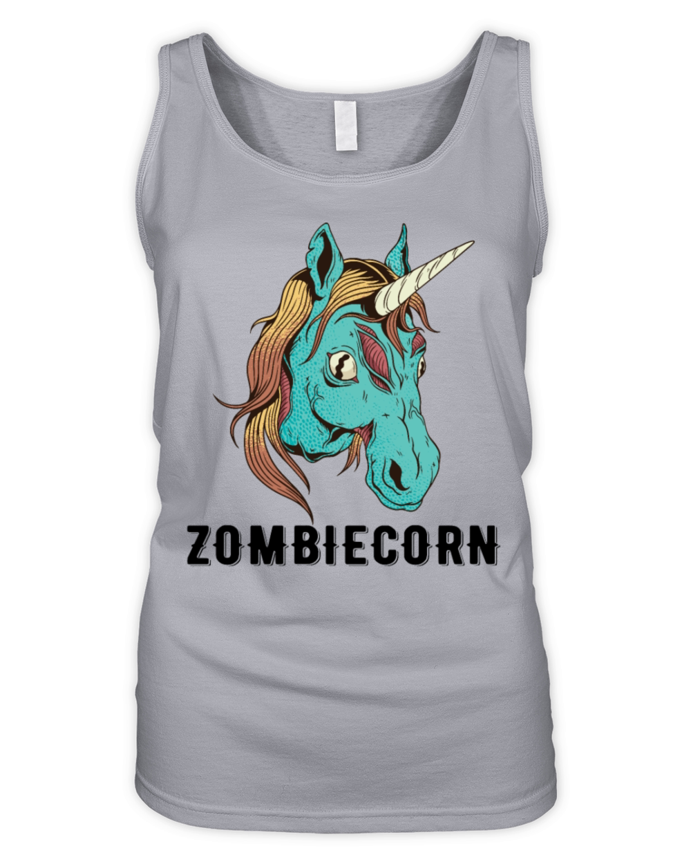 Zombie Unicorn Organic Women's Tank Top