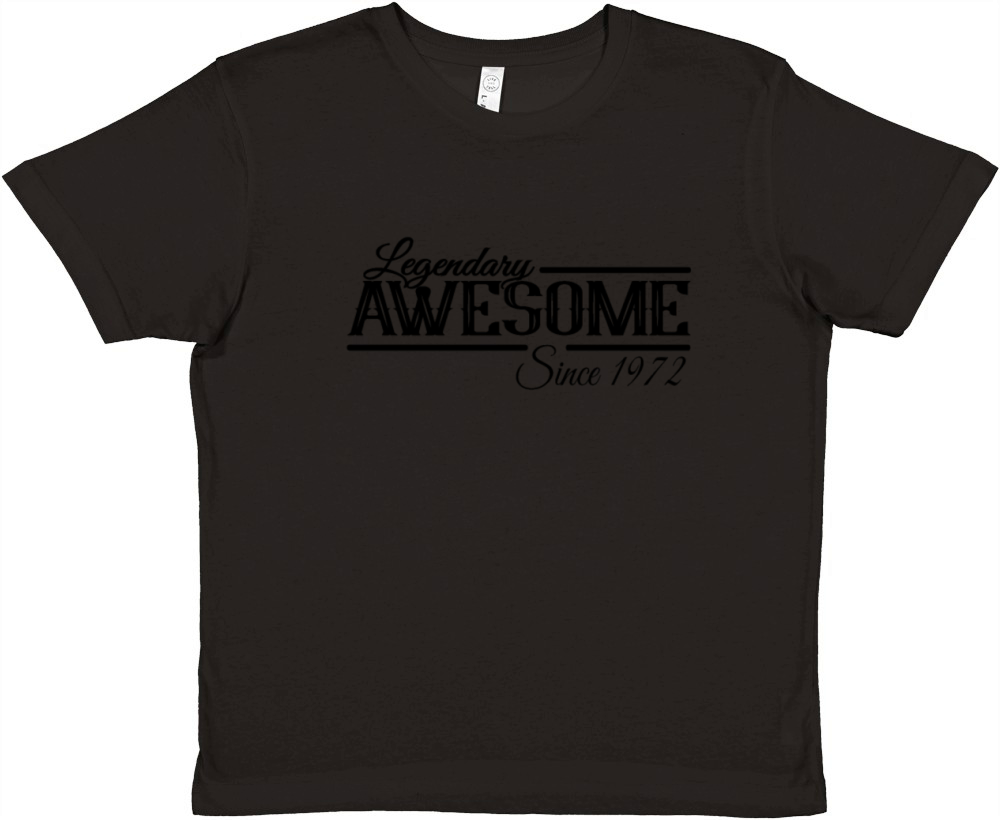 Awesome Since 1972 Birthday Gift Ideas Premium Kids Crewneck T-shirt