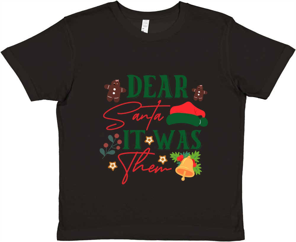 Dear Santa It Was Them Premium Kids Crewneck T-shirt