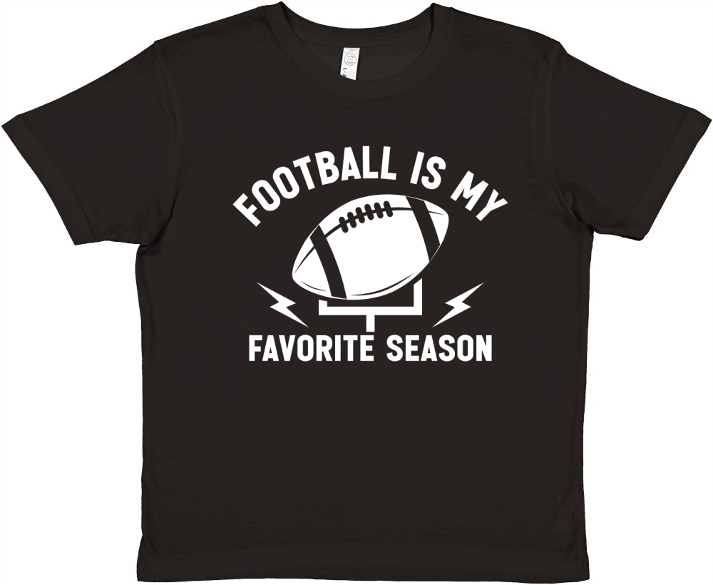 football is my favorite season 4 Premium Kids Crewneck T-shirt