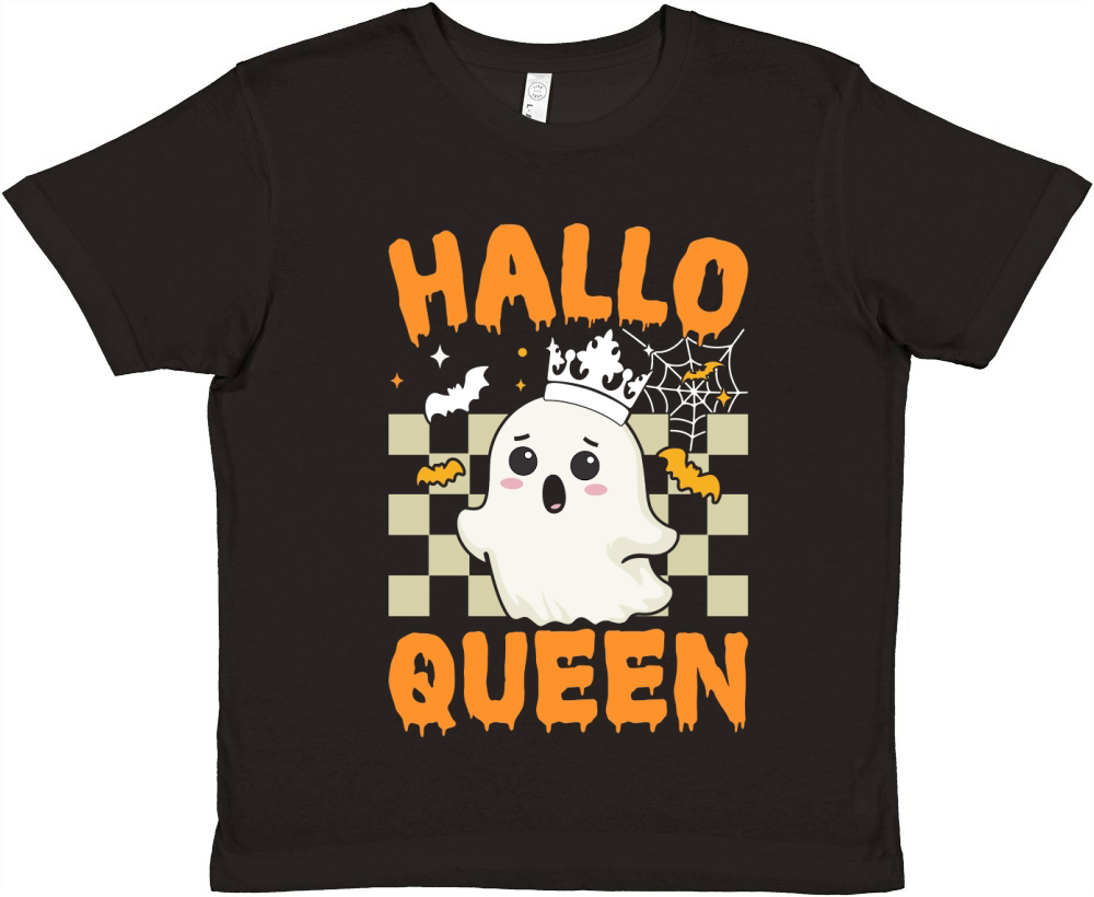 hallo queen (2) Premium Kids Crewneck T-shirt