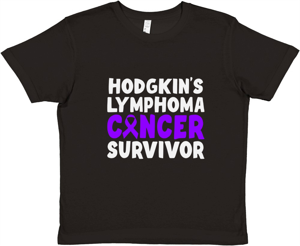 Hodgkins Lymphoma Cancer Survivor Premium Kids Crewneck T-shirt