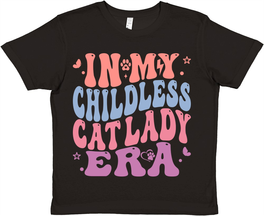 In my childless cat lady ERA Premium Kids Crewneck T-shirt