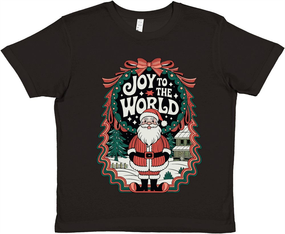 Joy To The World 4 Premium Kids Crewneck T-shirt