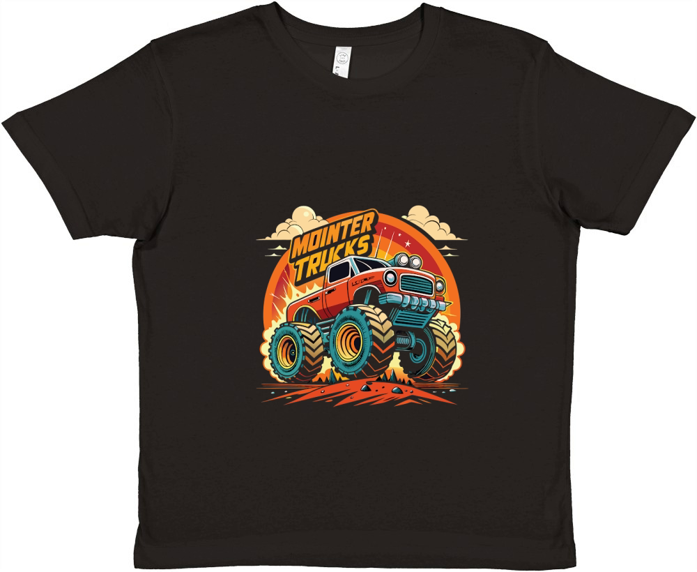 Monster Truck 04 Premium Kids Crewneck T-shirt