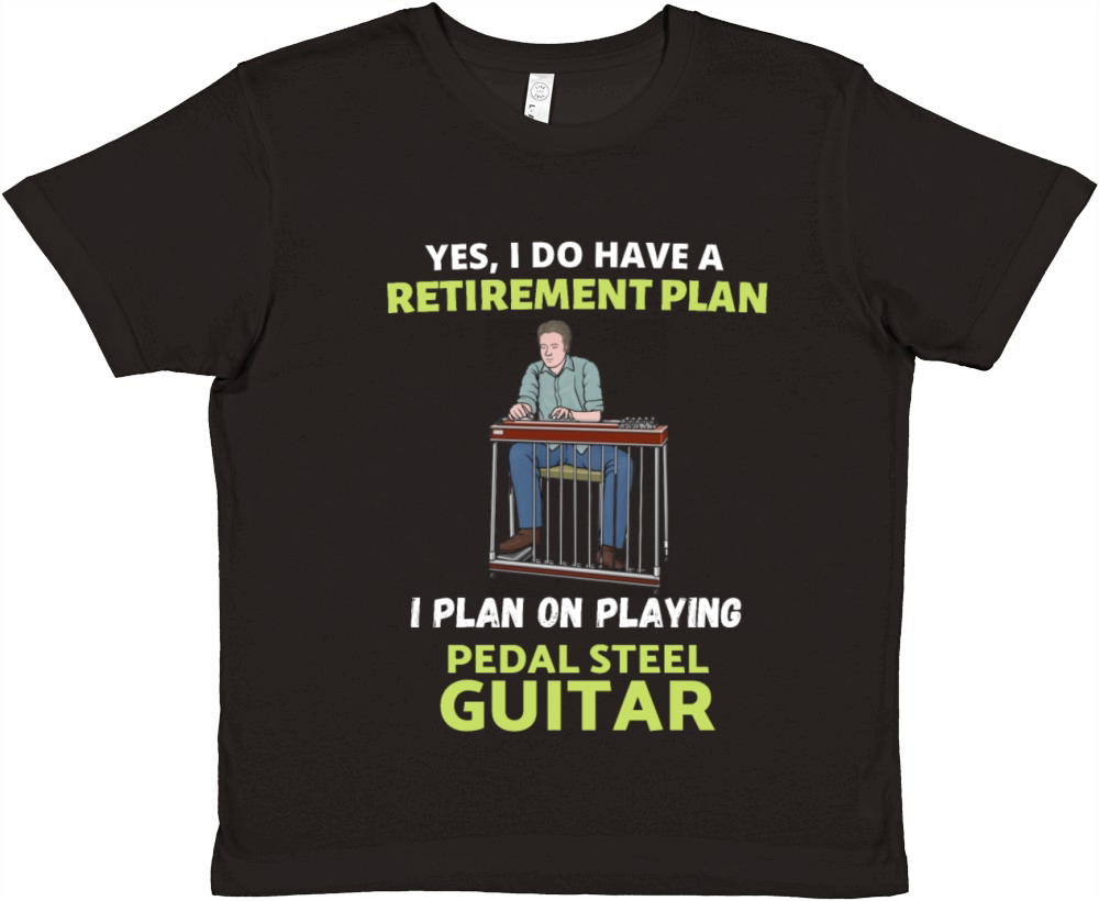 playing pedal steel guitar Premium Kids Crewneck T-shirt
