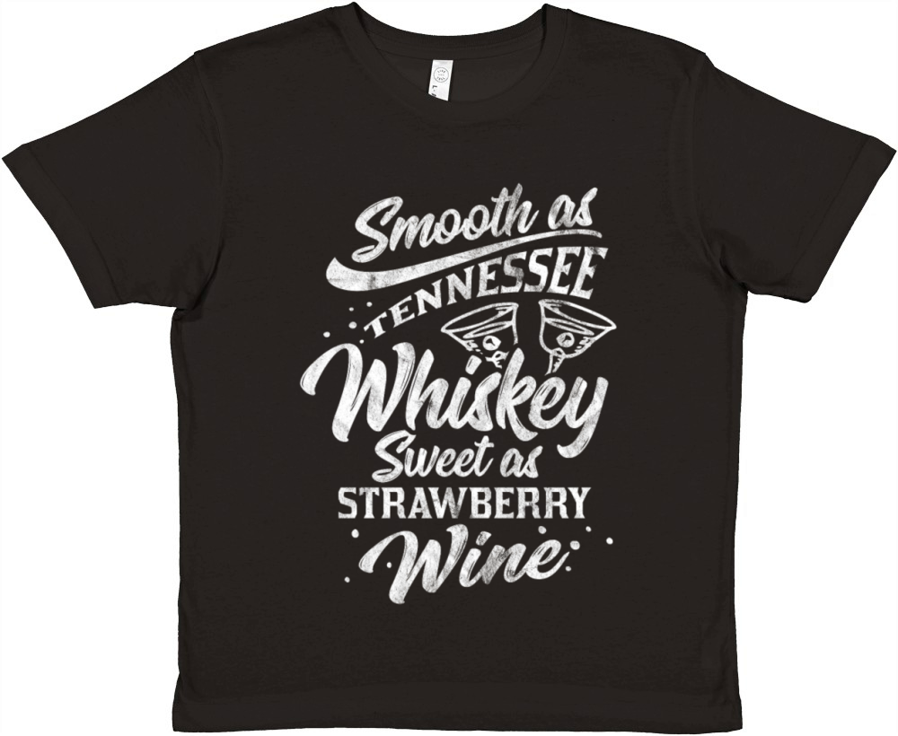 Shirt for party - Smooth as whiskey sweet as wine Premium Kids Crewneck T-shirt