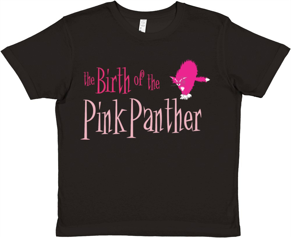 The Birth Of The Cat Pink Panther Premium Kids Crewneck T-shirt
