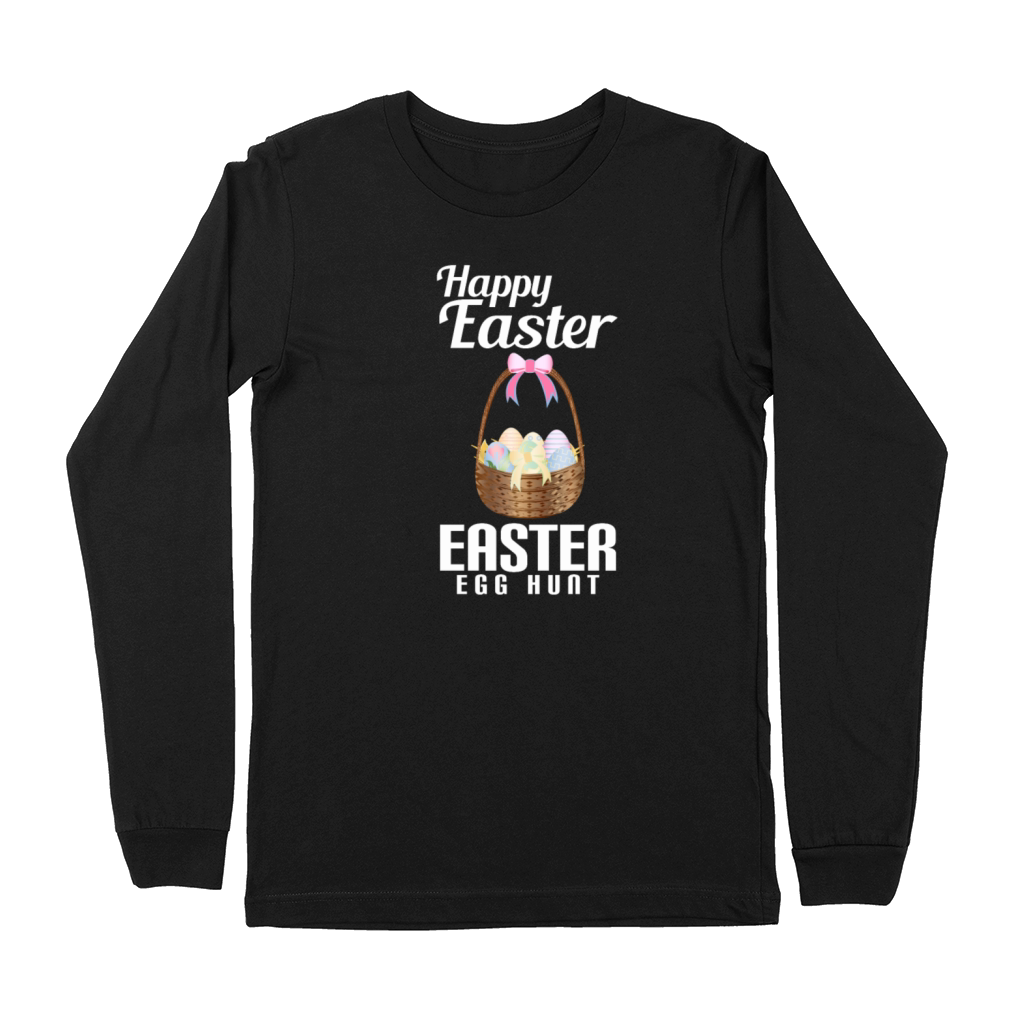 Easter Egg Hunt Christian Easter Bunny Eastertide Premium Long Sleeve