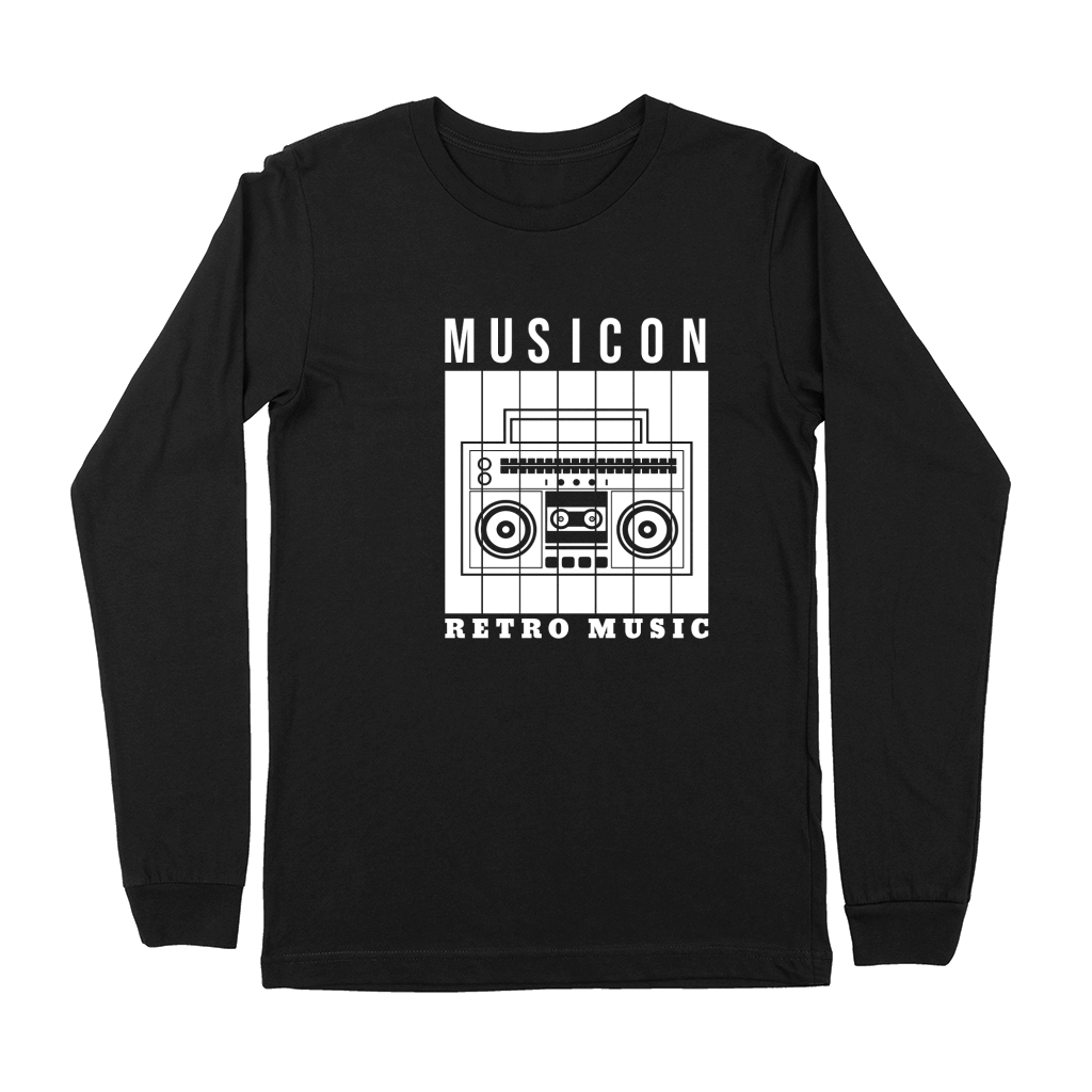 Musicon retro music (2) Premium Long Sleeve
