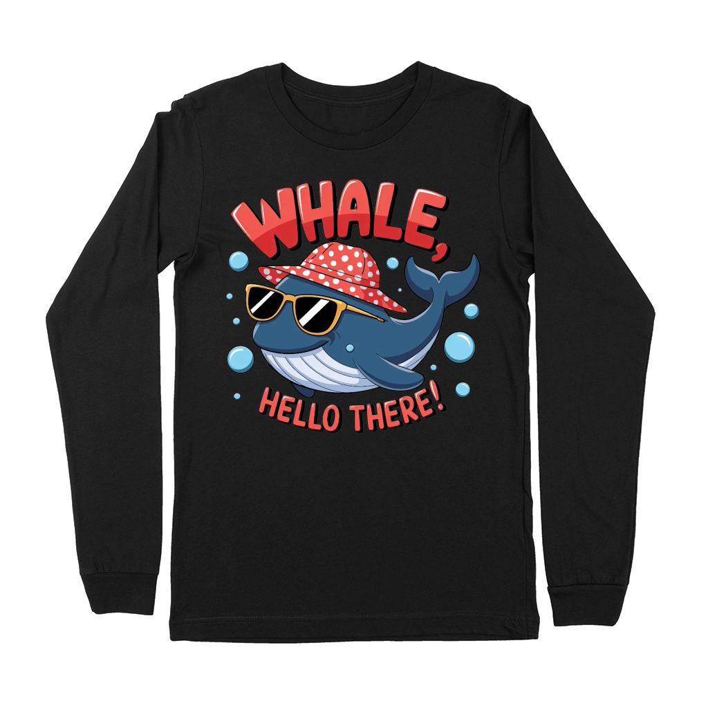 Whale Hello There! Premium Long Sleeve