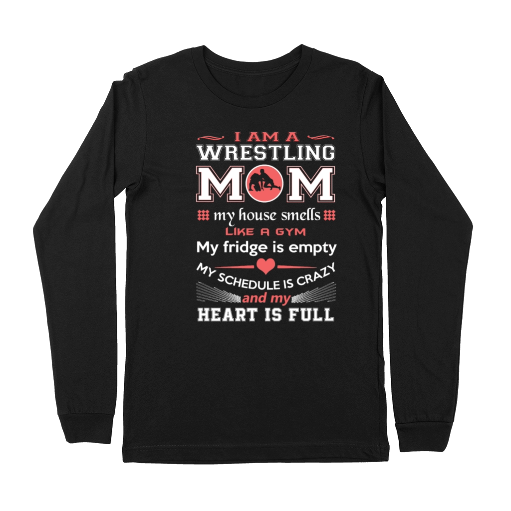 Wrestling Wrestling mom My fridge is empty m Premium Long Sleeve