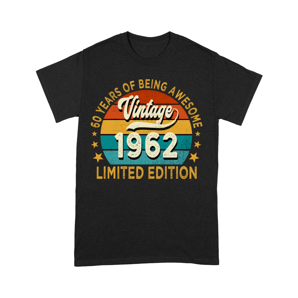 1962 Vintage Birthday Gift Limited Edition 60th Premium T-shirt