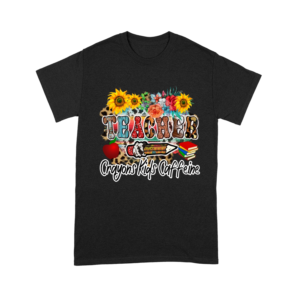 Teacher crayons Kids caffein Premium T-shirt