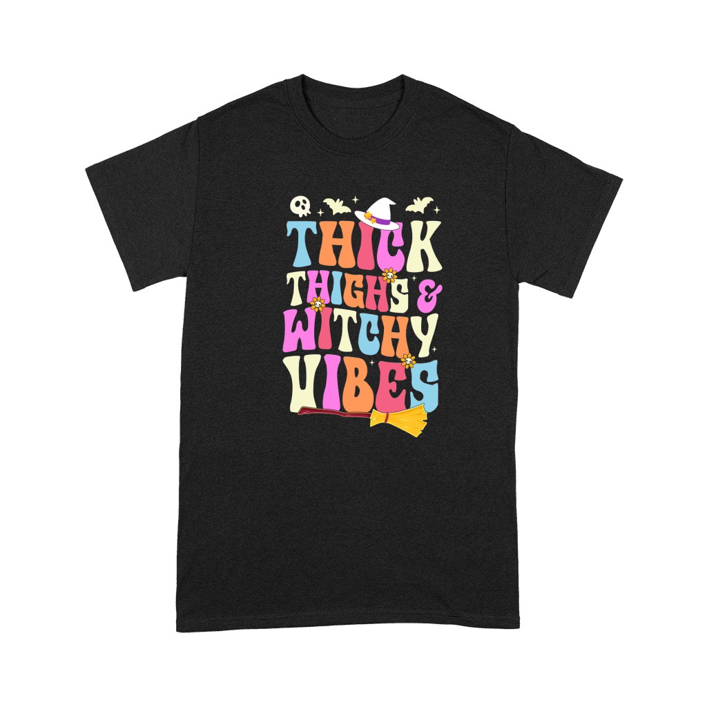 Thick Thighs And Witchy Vibes Premium T-shirt