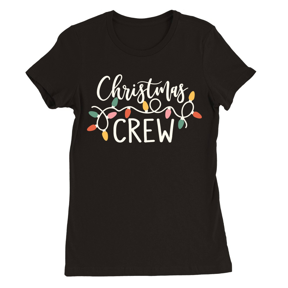 Christmas Crew with Lights 2024 3 Premium Womens Crewneck T-shirt