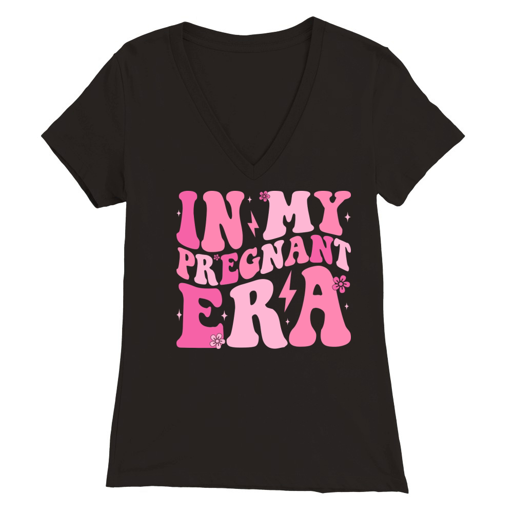 in my era 02 Premium Womens V-Neck T-shirt