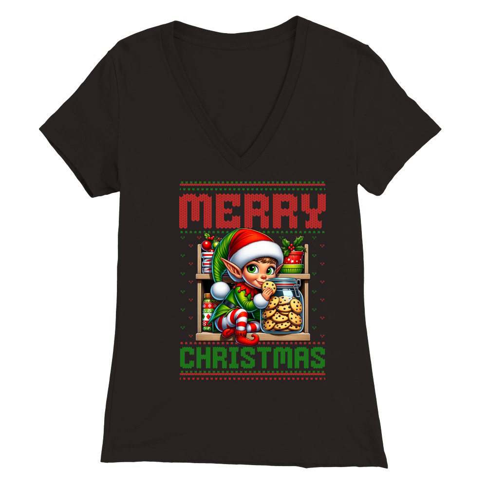 Merry Christmas 51 10 Premium Womens V-Neck T-shirt