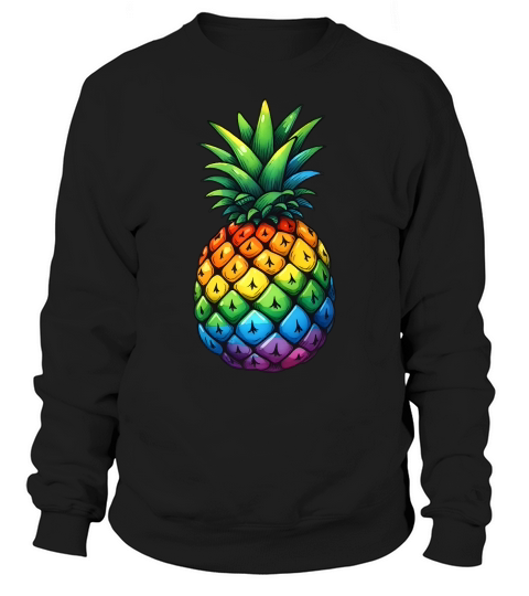 Colorful Pineapple Sweatshirt Unisex