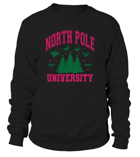 North Pole University 1 02 Sweatshirt Unisex