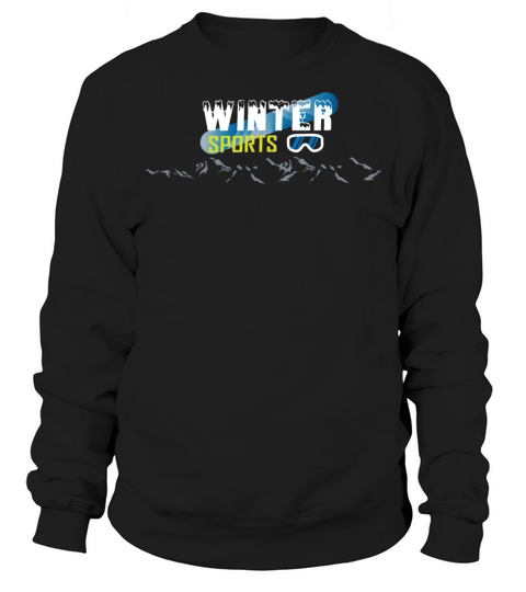 WINTER SPORTS MOUNTAIN Sweatshirt Unisex