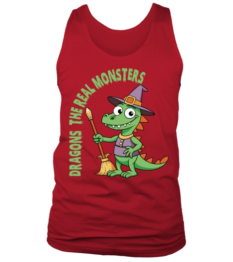 Dragons the real monsters Tank Top Unisex