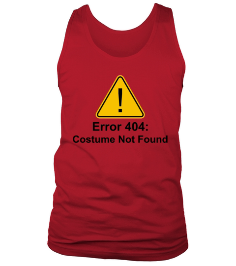 Error 404 Halloween Costume Not Found Tank Top Unisex